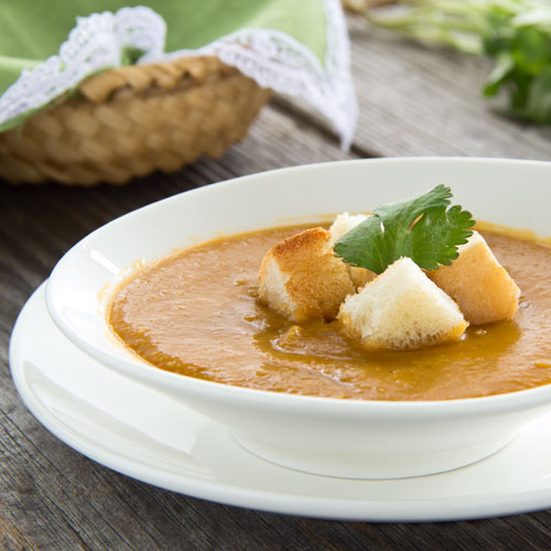 Zuppa di lenticchie al curry
